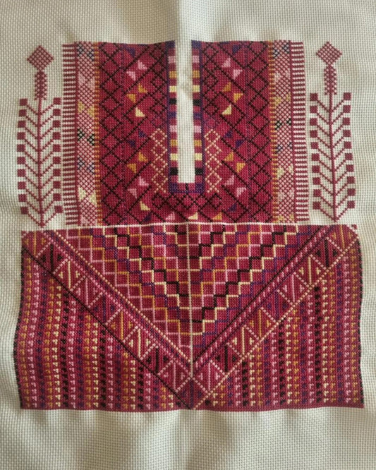 Hebron Area Chest Panel Cross Stitch Kit